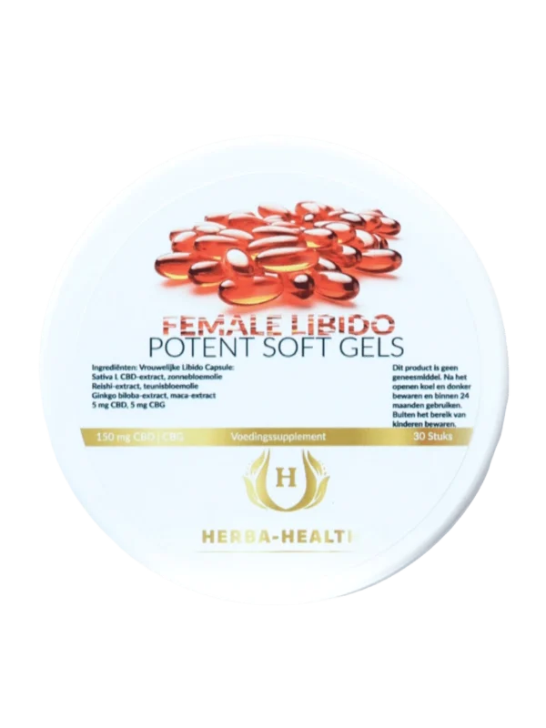 Female Libido Potent Soft gels Front