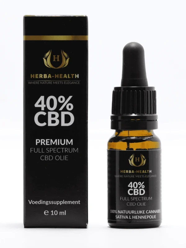 Herba Health CBD olie 40% full spectrum 10 ml